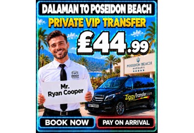 Dalaman to Poseidon Hotel Marmaris